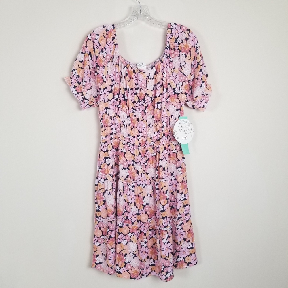 Naif Floral Dress Size Medium Petite MP NWT